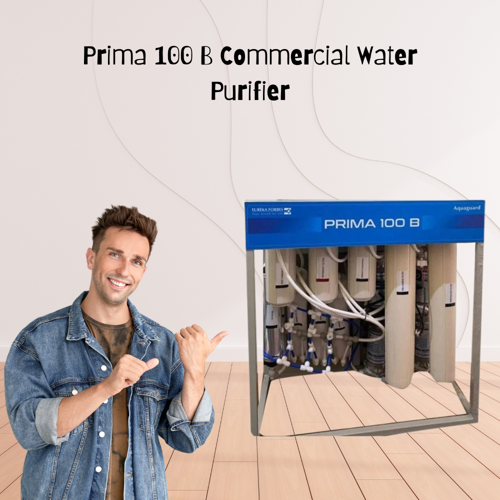Aquaguard Prima 100 B Commercial Water Purifier with Advanced 7-Stage RO + UV Purification. Aquaguard Prima 100 B Commercial Water Purifier with Advanced 7-Stage RO + UV Purification.