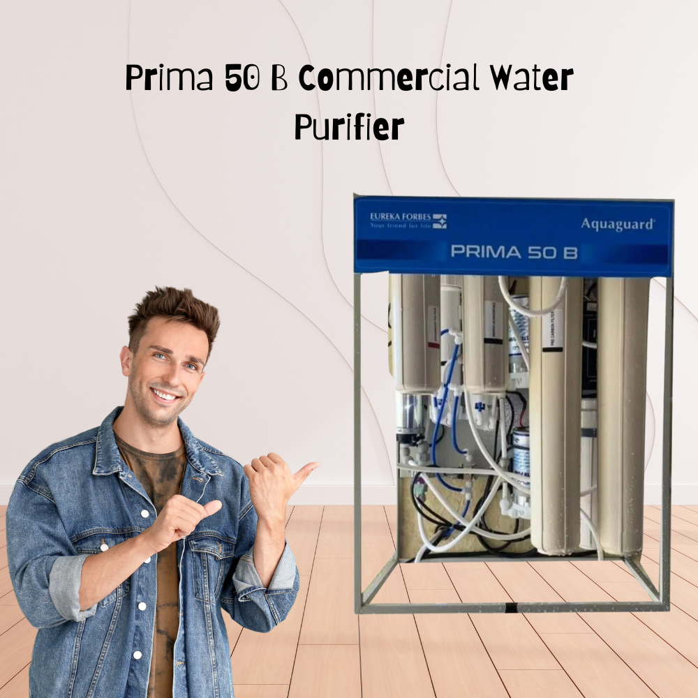 Aquaguard Prima 50 B RO+UV with 7-stage comprehensive water purification process.