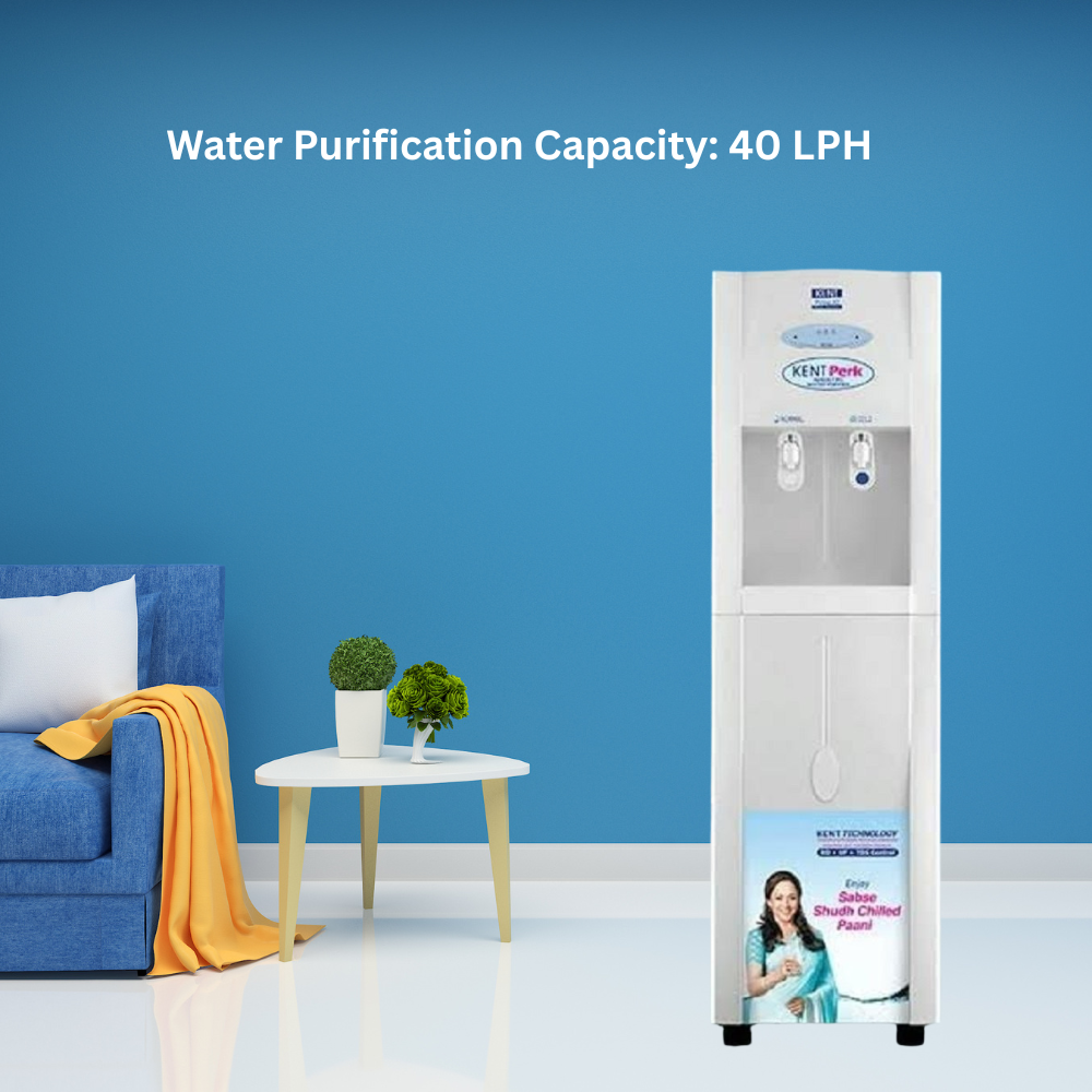 Kent Perk Chiller Cum Water Dispenser with 40 LPH Water Purification Capacity. Kent Perk Chiller Cum Water Dispenser with 40 LPH Water Purification Capacity.