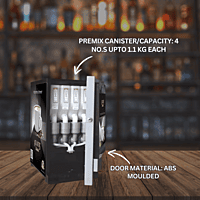 Four-option hot beverage vending solution, Atlantis. Four-option hot beverage vending solution, Atlantis.