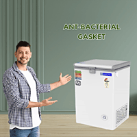 Efficient freezing with the 130-liter Blue Star hard top freezer. Efficient freezing with the 130-liter Blue Star hard top freezer.