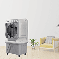 Powerful and spacious: The KenStar Aero Glide 135L air cooler. Powerful and spacious: The KenStar Aero Glide 135L air cooler.