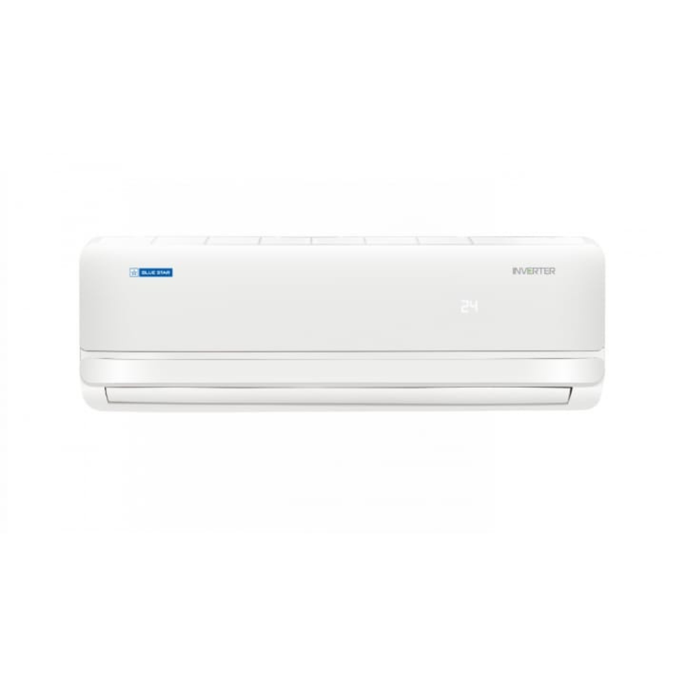 Blue Star IA318BKUWK 1.5-ton inverter AC, front view. Blue Star IA318BKUWK 1.5-ton inverter AC, front view.