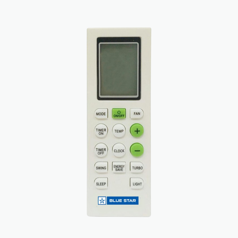 Remote control for the Blue Star IC8024DNUHC 2-ton AC.