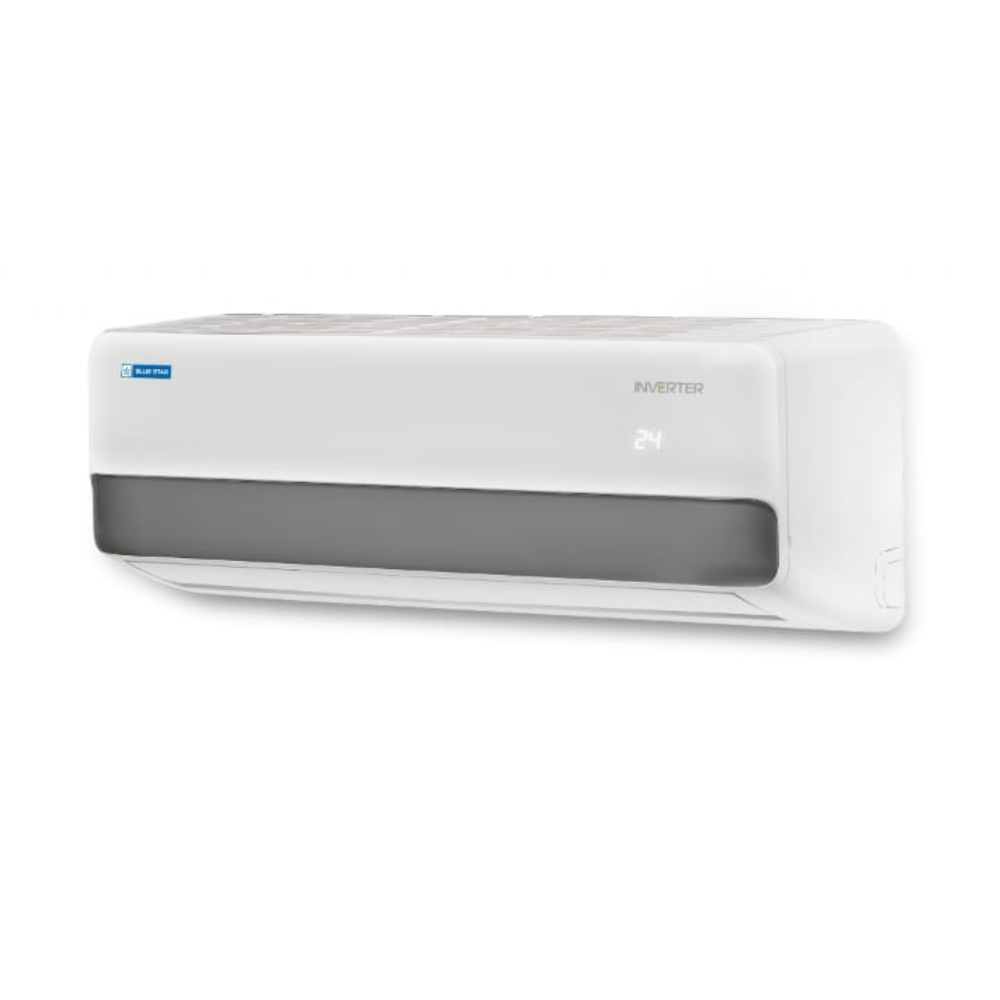 The Blue Star ID318ONU inverter split AC efficiently cools a living room. The Blue Star ID318ONU inverter split AC efficiently cools a living room.