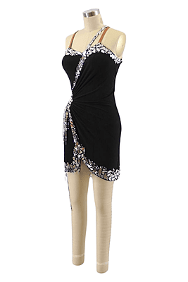 Elegant Black Rhythm Dress