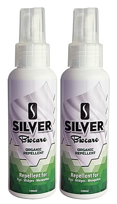 Silver Biocare Organic Insect Repellent 100ml - 2 pack