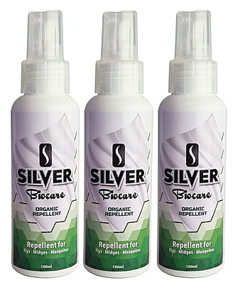Silver Biocare Organic Insect Repellent 100ml - 3 pack