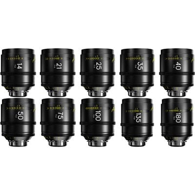 DZOFILM Arles 14/21/25/35/40/50/75/100/135/180mm FF/VV Prime Cine Lens (PL mount,feet) DZOFILM Arles 14/21/25/35/40/50/75/100/135/180mm FF/VV Prime Cine Lens (PL mount,feet)