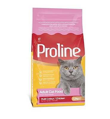 PROLINE ADULT CAT FOOD MULTI COLOUR 1.2KG