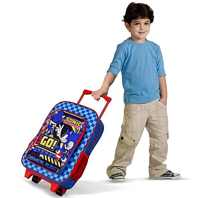 Sonic The Hedgehog Deluxe Trolley Backpack
