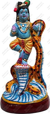 Unikk Krishna Kalinga Narthanam Paper Mache Golu Doll for Navarathri (Multicolor) Unikk Krishna Kalinga Narthanam Paper Mache Golu Doll for Navarathri (Multicolor)