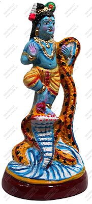 Unikk Krishna Kalinga Narthanam Paper Mache Golu Doll for Navarathri (Multicolor) Unikk Krishna Kalinga Narthanam Paper Mache Golu Doll for Navarathri (Multicolor)