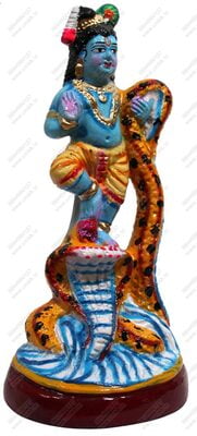 Unikk Krishna Kalinga Narthanam Paper Mache Golu Doll for Navarathri (Multicolor) Unikk Krishna Kalinga Narthanam Paper Mache Golu Doll for Navarathri (Multicolor)