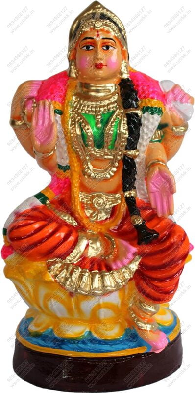 UNIKK Bala Tripurasundari 34 cm Height Made of Eco Friendly Paper Mache Multicolor UNIKK Bala Tripurasundari 34 cm Height Made of Eco Friendly Paper Mache Multicolor