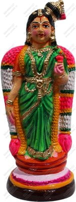 UNIKK Andal Paper Mache Golu Doll 34 cm height made of Eco Friendly Paper Multicolor