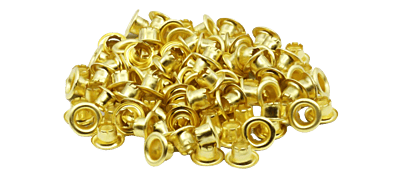 5/32 EYELETS, BRASS(104-35-PRM) 5/32 EYELETS, BRASS(104-35-PRM)