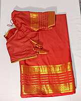 D001: Ready To Ship Beautiful Semi Mysore Silk Saree With Stitched Blouse