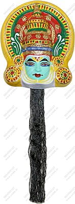 Unikk Kathakali Ram Hanging Show Piece Made of Eco Friendly Paper Mache Multi Colour Unikk Kathakali Ram Hanging Show Piece Made of Eco Friendly Paper Mache Multi Colour