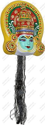 Unikk Kathakali Ram Hanging Show Piece Made of Eco Friendly Paper Mache Multi Colour Unikk Kathakali Ram Hanging Show Piece Made of Eco Friendly Paper Mache Multi Colour