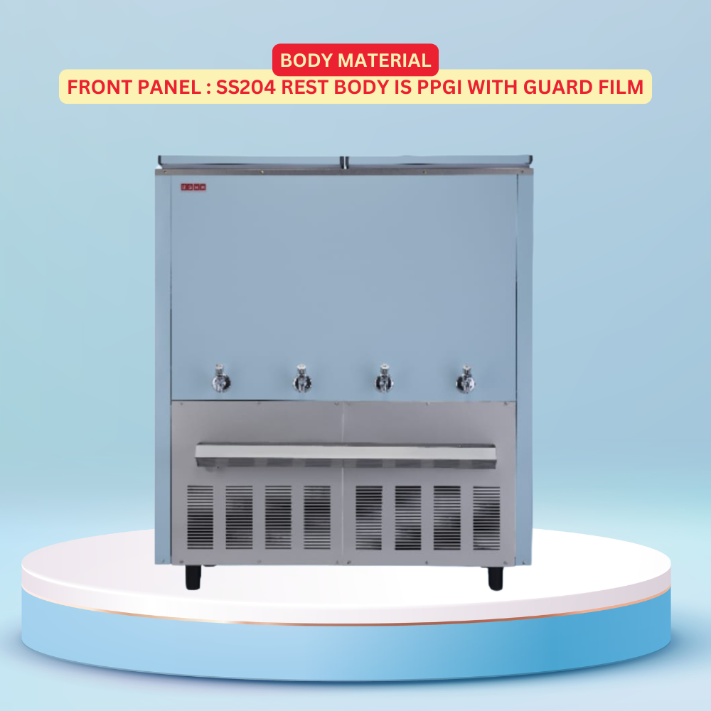 Usha Partial Steel Body Water Cooler SP150400NC- premium cold and normal water solution. Usha Partial Steel Body Water Cooler SP150400NC- premium cold and normal water solution.