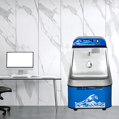 Enjoy purified water with the Aquaguard Commercial Water Purifier and multiple temperature options. Enjoy purified water with the Aquaguard Commercial Water Purifier and multiple temperature options.