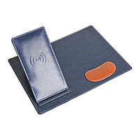 10W Navy Blue Wireless Mousepad with Mobile Stand