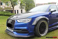 2013–2016 Audi S3/A3 S-Line Sedan BKSS Style Carbon Fiber Front Lip | Aggressive Aero Upgrade