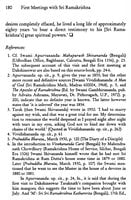 First Meetings with Sri Ramakrishna First Meetings with Sri Ramakrishna