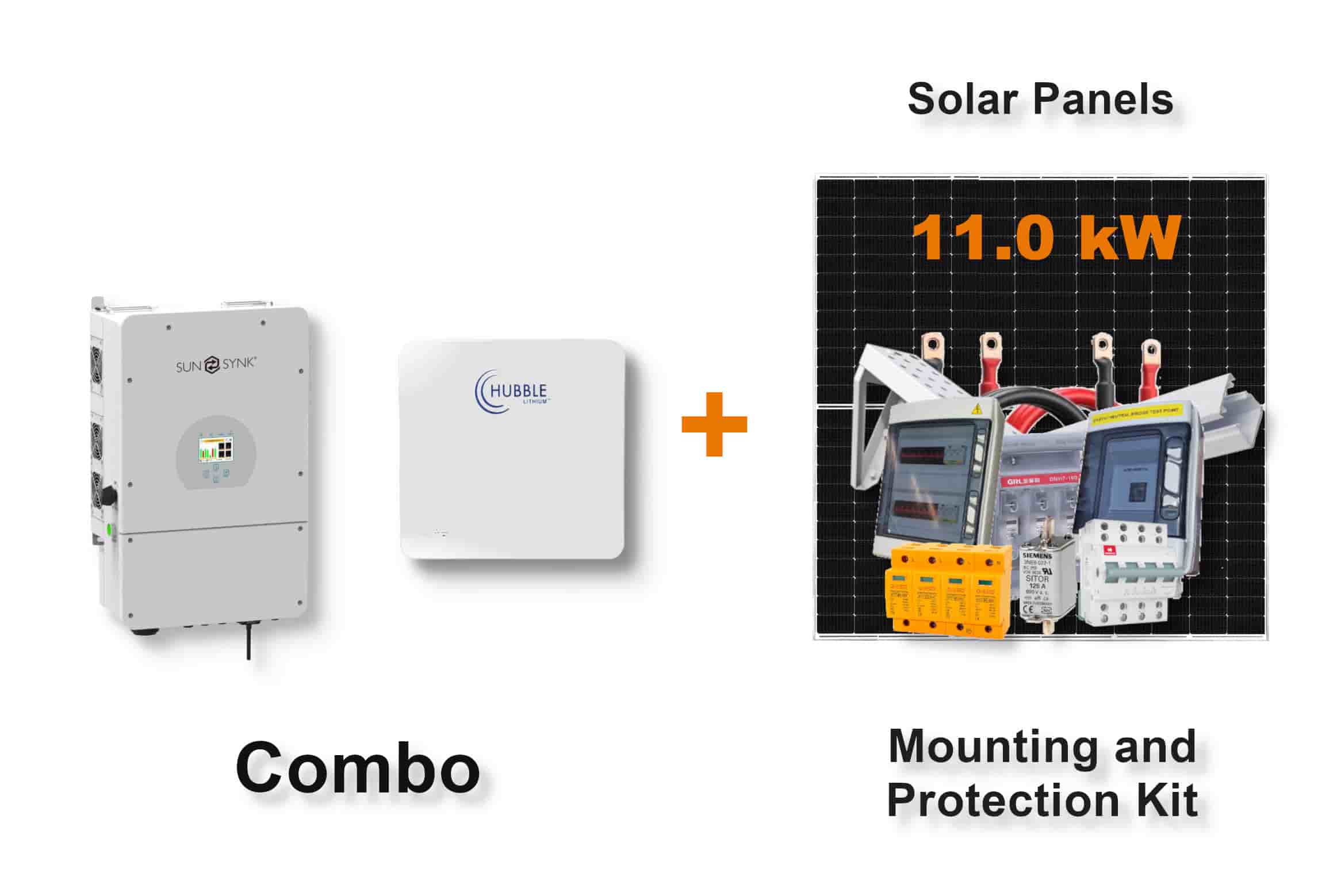 8.0 kW SUNSYNK Hybrid - HUBBLE Combo, c/w 10.0 kWh Lithium Battery 8.0 kW SUNSYNK Hybrid - HUBBLE Combo, c/w 10.0 kWh Lithium Battery