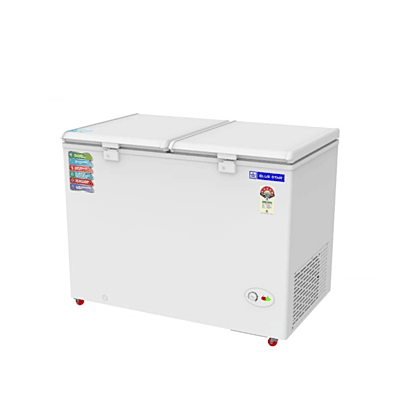 Blue Star 400 Litre Deep Freezer with its Branding Area for Company Logos