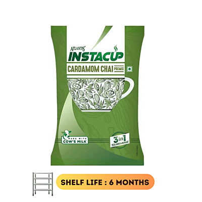 Atlantis Instacup 3 in 1 Instant Cardamom Tea Premix-1000gm-Cardamom Flavor