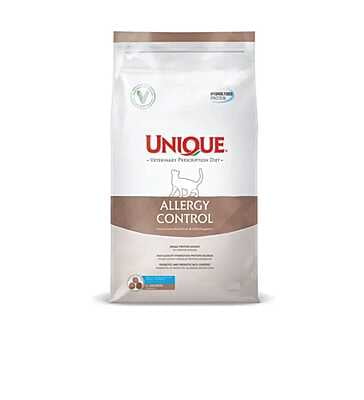 UNIQUE VETERINARY PRESCRIPTION DIET ADULT CAT ALLERGY CONTROL SALMON 2KG