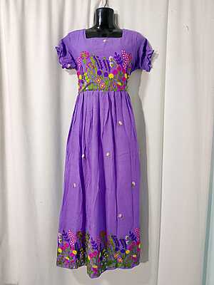 K209: Beautiful Ready To Ship Designer Mul Cotton Frock