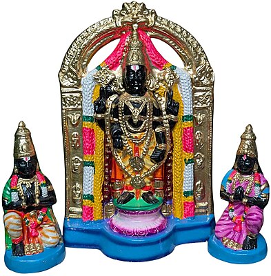 UNIKK Uppliyappan set Paper Mache Navarathri Golu Doll of 34 cm Height Multicolor