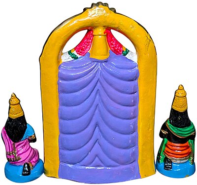 UNIKK Uppliyappan set Paper Mache Navarathri Golu Doll of 34 cm Height Multicolor UNIKK Uppliyappan set Paper Mache Navarathri Golu Doll of 34 cm Height Multicolor