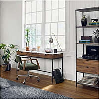 Fremont Black Iron + Solid Wood Bookshelf Fremont Black Iron + Solid Wood Bookshelf
