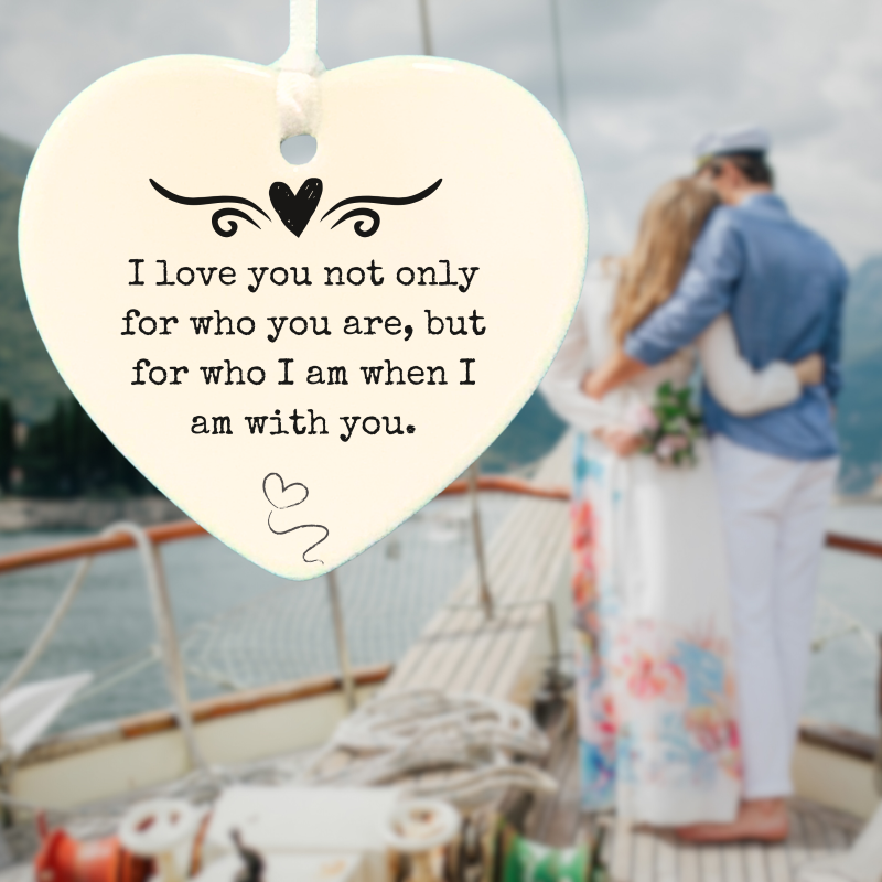 3" Heart Ceramic Ornament – I Love You For- Romantic Keepsake Engagement, Wedding, or Anniversary 3" Heart Ceramic Ornament – I Love You For- Romantic Keepsake Engagement, Wedding, or Anniversary