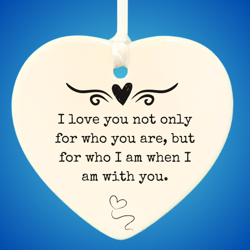 3" Heart Ceramic Ornament – I Love You For- Romantic Keepsake Engagement, Wedding, or Anniversary 3" Heart Ceramic Ornament – I Love You For- Romantic Keepsake Engagement, Wedding, or Anniversary