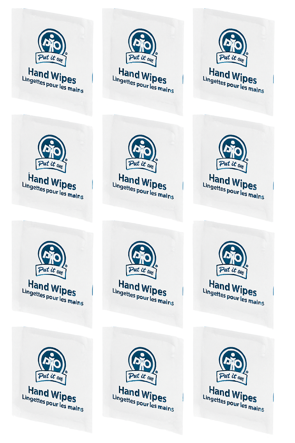 Lingettes de nettoyage des mains et de la peau - Paquet de 12 unités Lingettes de nettoyage des mains et de la peau - Paquet de 12 unités