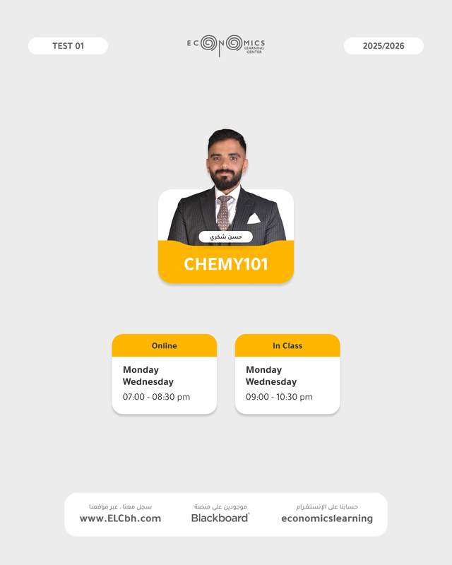 General Chemistry I - A