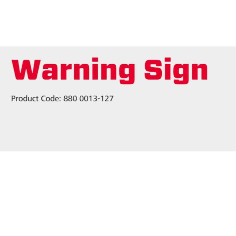 Speedrite Warning Signt - 10 Pcs