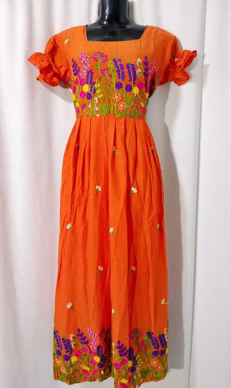 K210: Beautiful Ready To Ship Designer Mul Cotton Frock