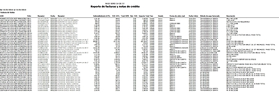 Diario De Facturas Ve Y Pv Y Notas Cre Cc