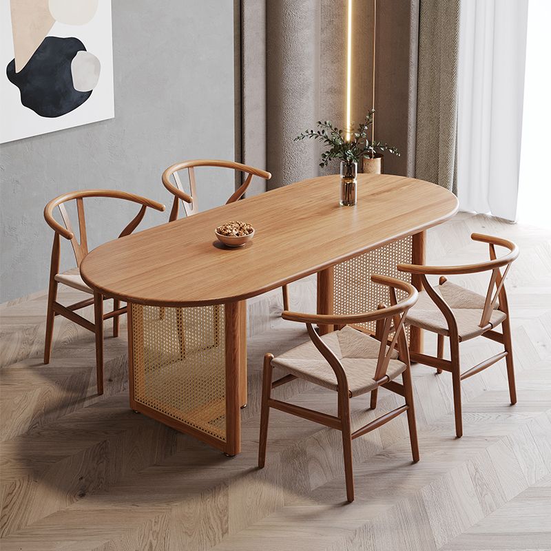 Modern Boho Rattan Dining Table Modern Boho Rattan Dining Table