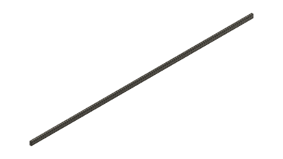 120" Tube  1" x 2" - Orange