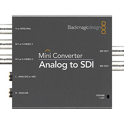 Mini Converter Analog to SDI 2 with Power Supply Mini Converter Analog to SDI 2 with Power Supply