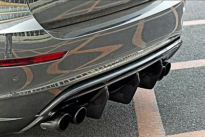 2009–2014 BMW E71 X6M AK Style Carbon Fiber Rear Diffuser