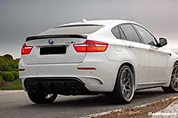 2009β2014 BMW E71 X6M AK Style Carbon Fiber Rear Diffuser