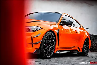 2021–2025 BMW M4 G82 Coupe BKSSII Style Wide Fender Flares – PCF / Forged / Dry Carbon Options